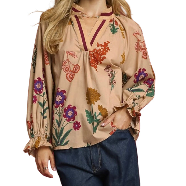 Wild Flower Whimsy Top