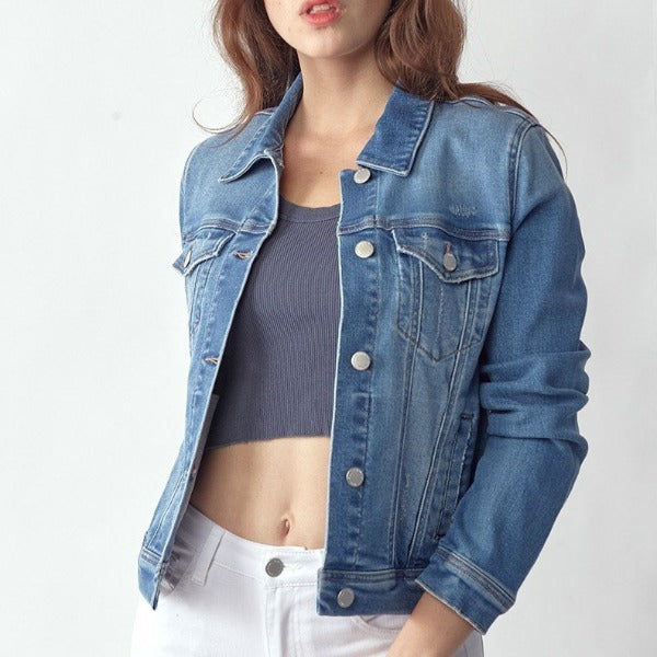 Risen Classic Denim Jacket - Light Wash