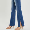 HR Straight Leg with Slit Denim