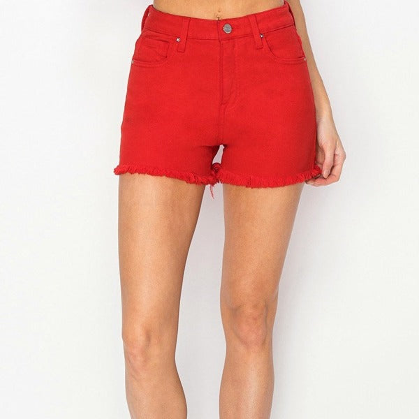 Fiesta HR Fray Hem Shorts
