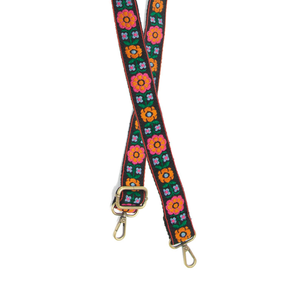 Multi Scandi Floral Guitar Strap