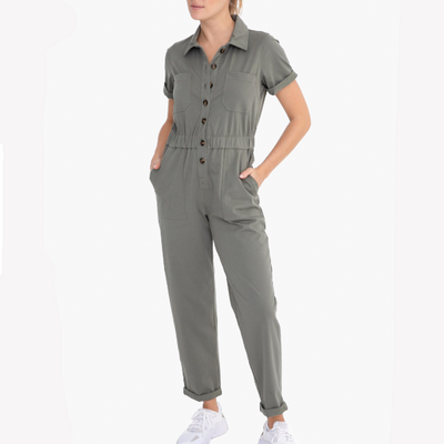 Olive My Utility Jumpsuit