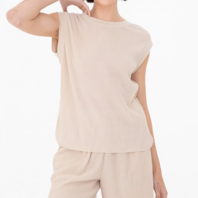 Micro Pleated Oversized Tank