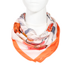 Orangey Spring Square Scarf