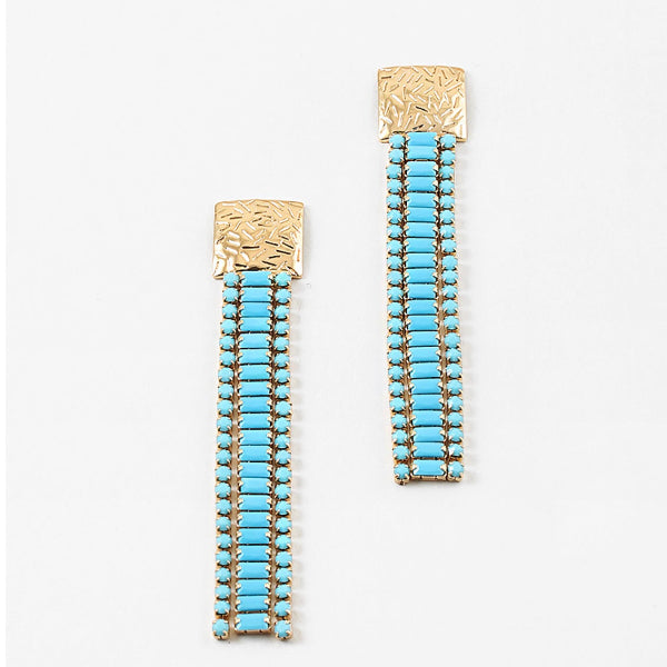 Azure Drop Earring
