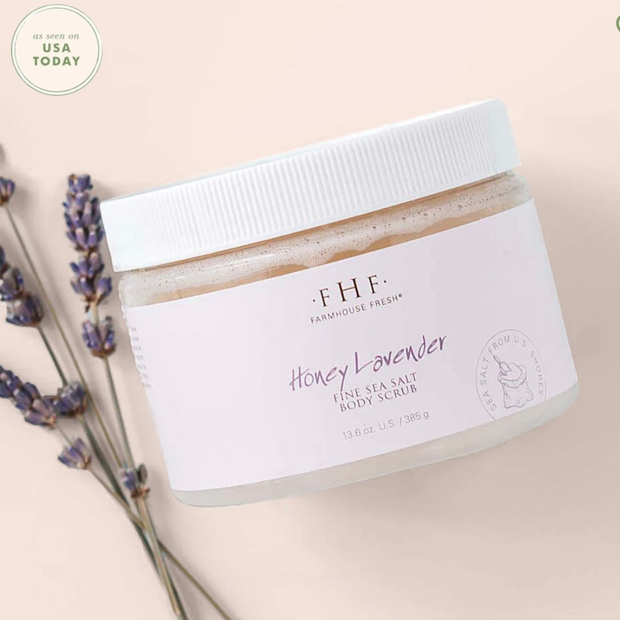 Honey Lavender Sea Salt Body Scrub