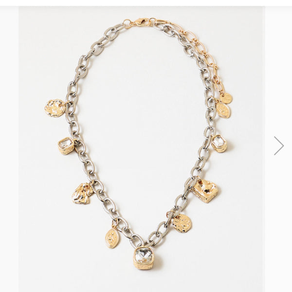 Vintage Treasures Charm Necklace