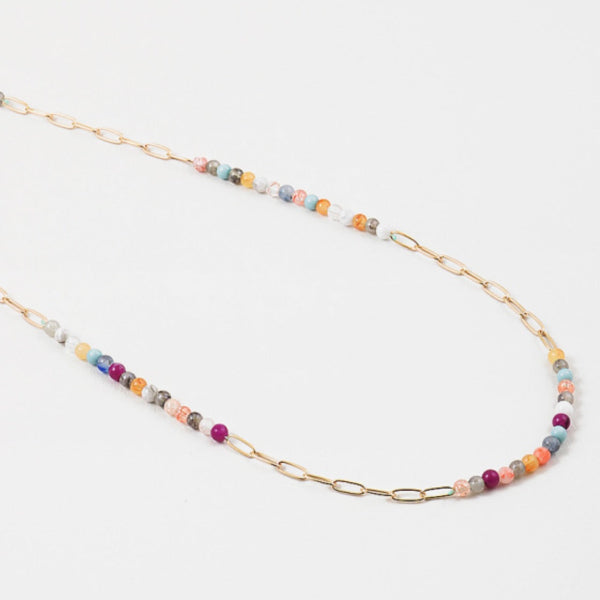 Rainbow Road Long Necklace