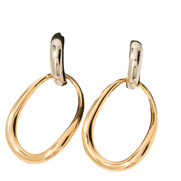 Optimist 2 Tone Post Earring