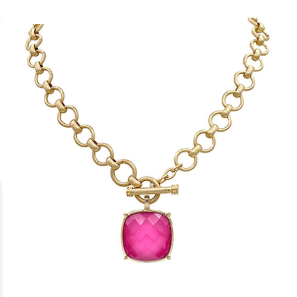 Upper Crust Pendant Necklace