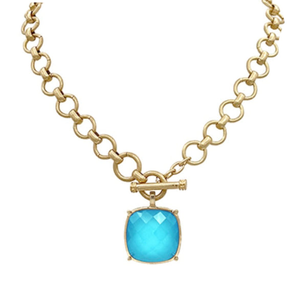 Upper Crust Pendant Necklace