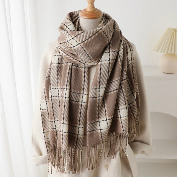 Harvest Mood Plaid Scarf