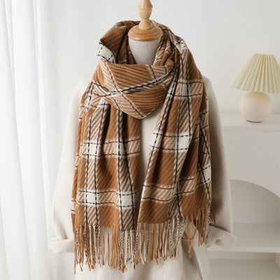 Harvest Mood Plaid Scarf
