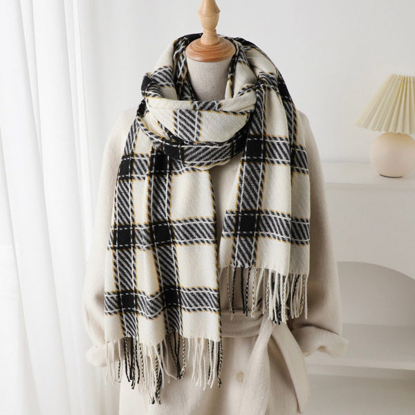 Harvest Mood Plaid Scarf