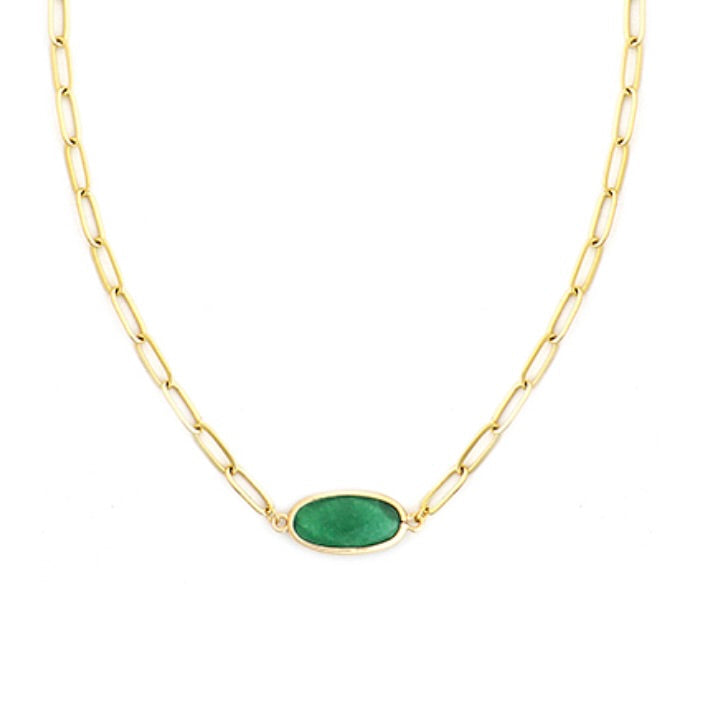 Green Pendant Necklace