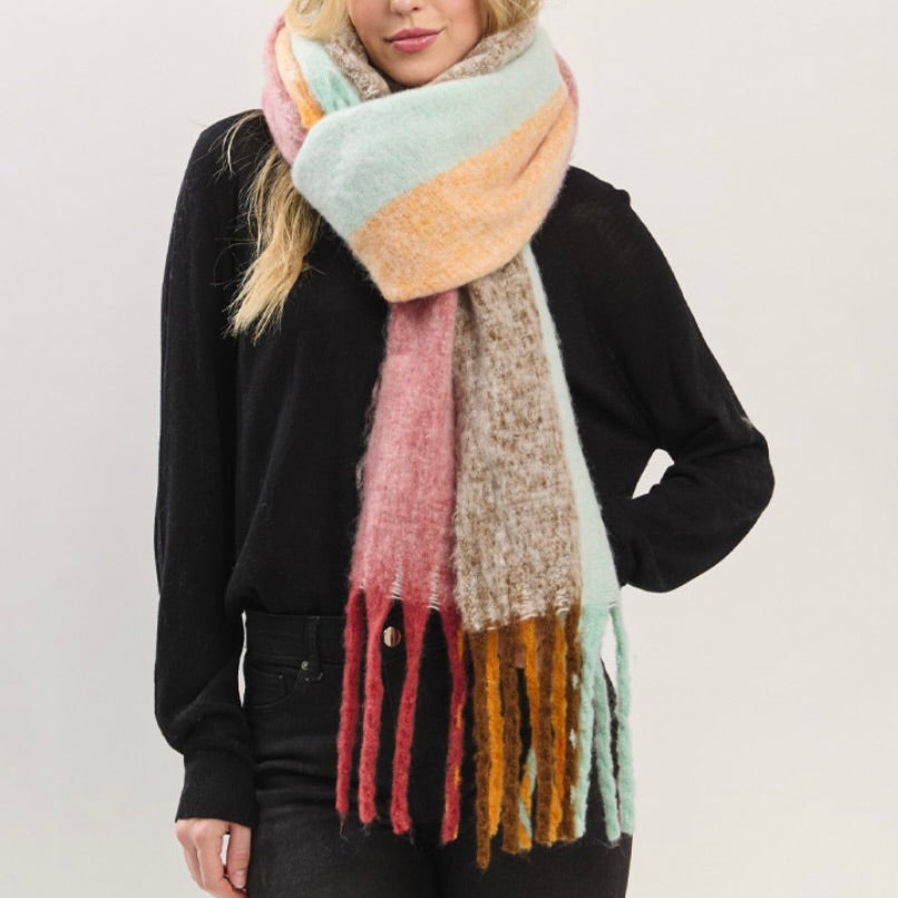 Cozy Stripe Scarf