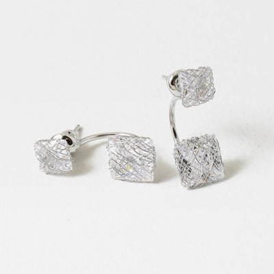 Twice the Fun Stud/Hug Earrings