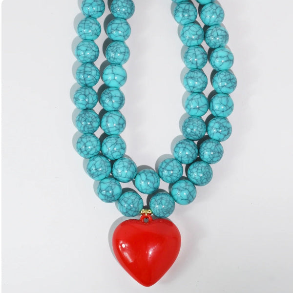 You Have My Heart Red Necklace