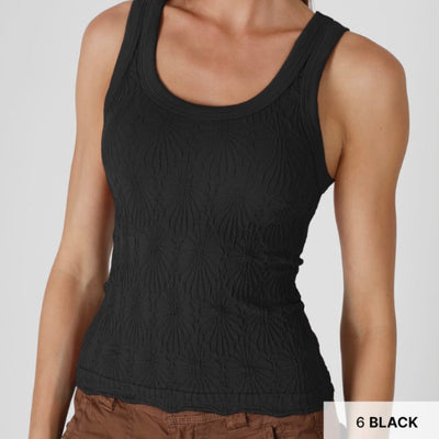 Reversible Lace Textured Tank