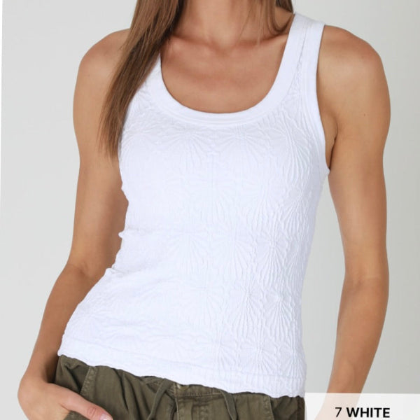 Reversible Lace Textured Tank