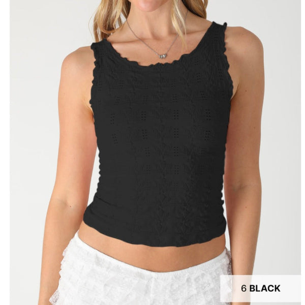 Floral Edge Top