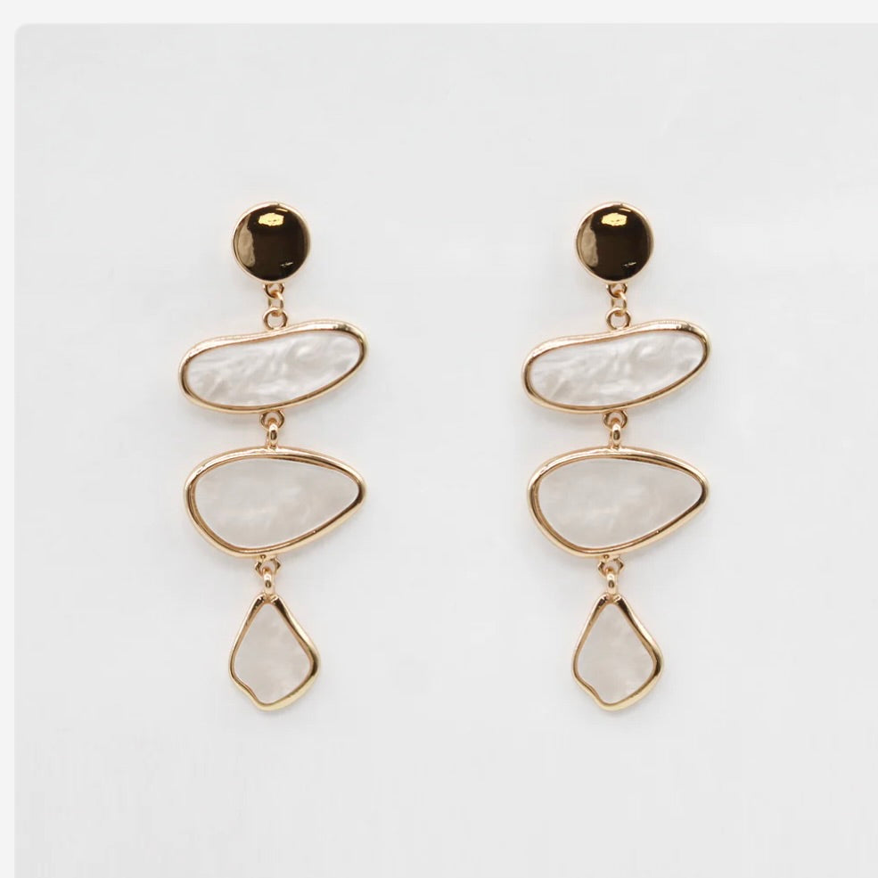 Opal Drip Earring