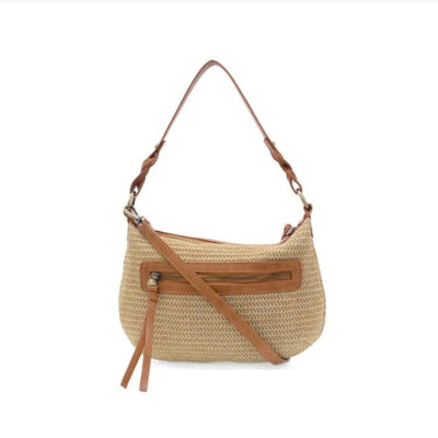 Natural Straw Effie Hobo