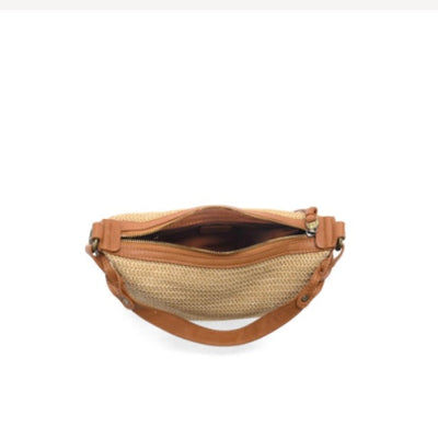 Natural Straw Effie Hobo