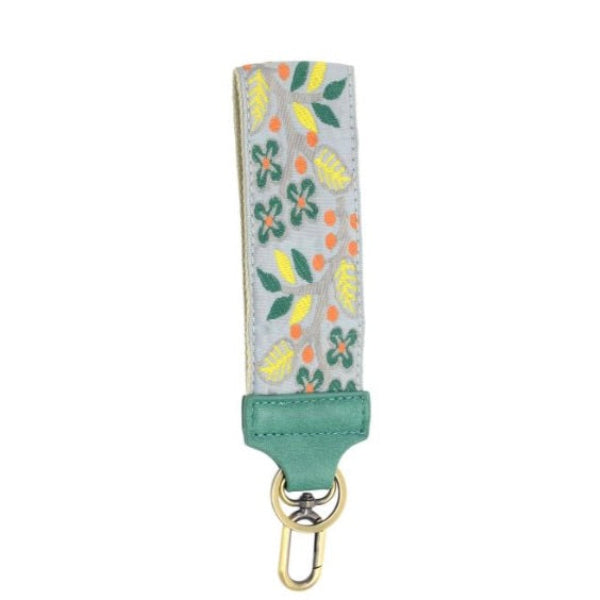 Sky Blue Dogwood Easy Find Wristlet