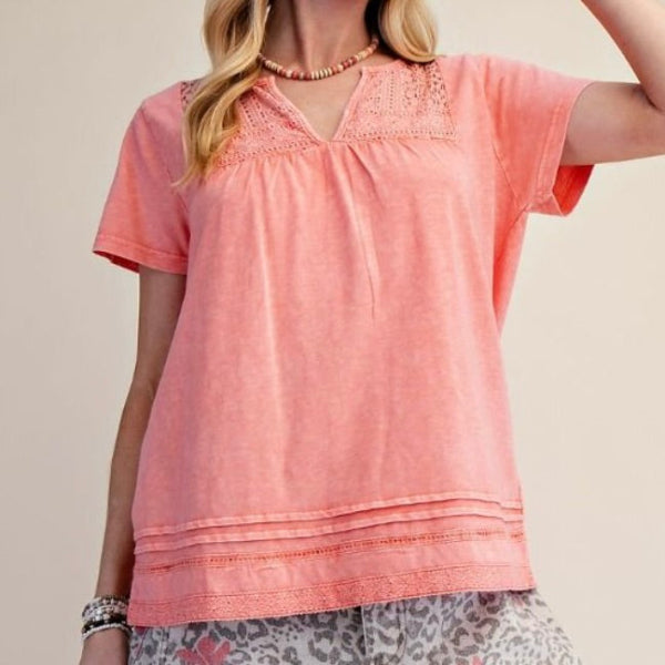 Coastal Cotton Crochet Top