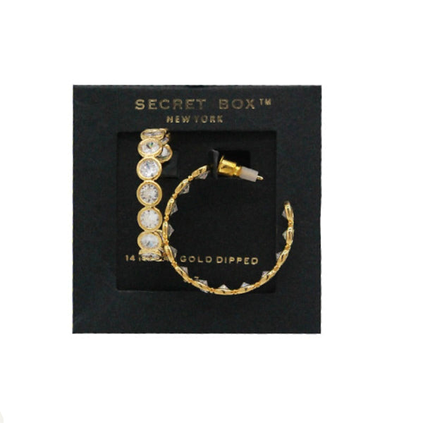 Pave Princess Hoops