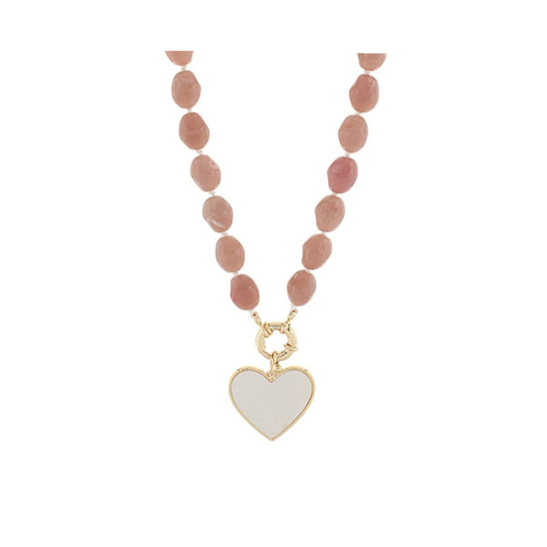 Rose Beauty Heart Necklace