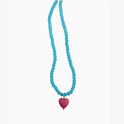 Pippa Beaded Heart Necklace