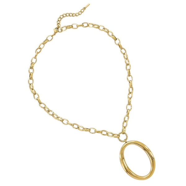 Big O Chain Link Necklace