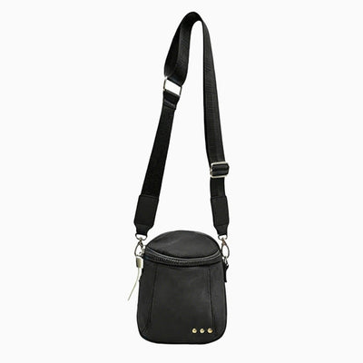 Nylon Ellie Crossbody Bag-BLACK