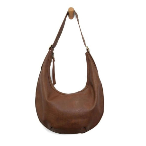 Nadia Buckle Large Hobo-RUSSET