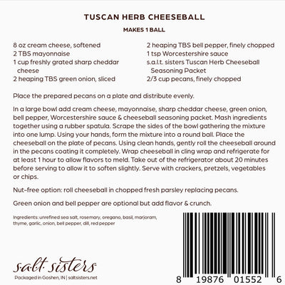 Cheeseball Spice Mix - Tuscan Herb
