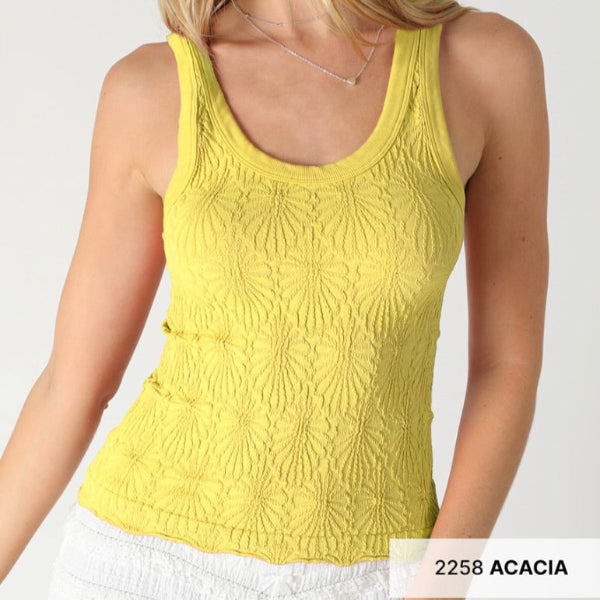 Reversible Lace Textured Tank