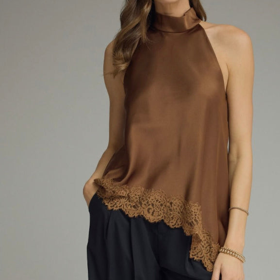 Caramel Kiss Lace Top