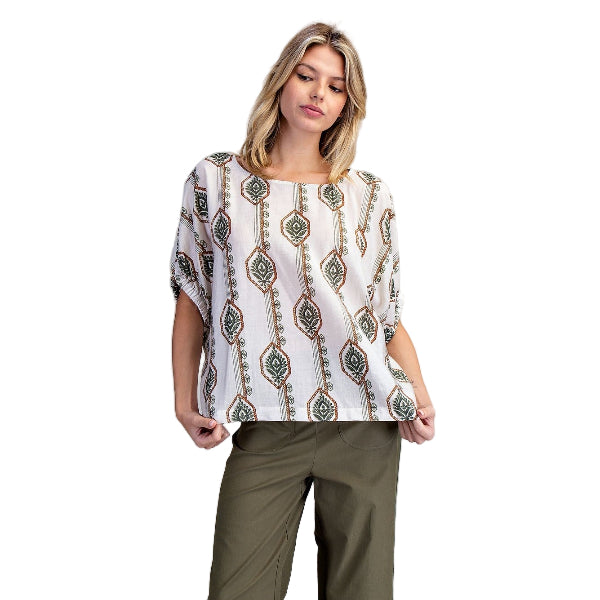 Olive Drift Top