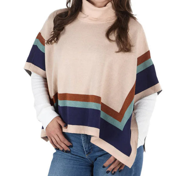 Cozy Horizon Poncho