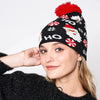 Santa Holiday Pom Beanie