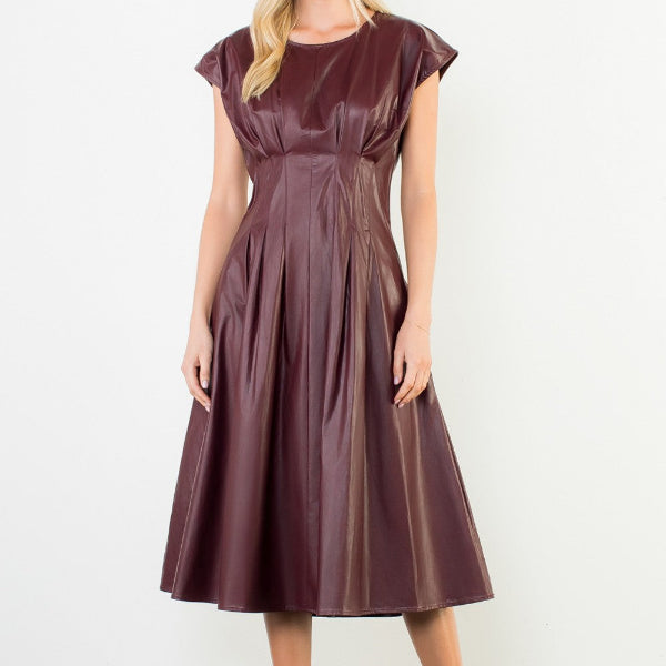 Everdeen Faux Leather Dress
