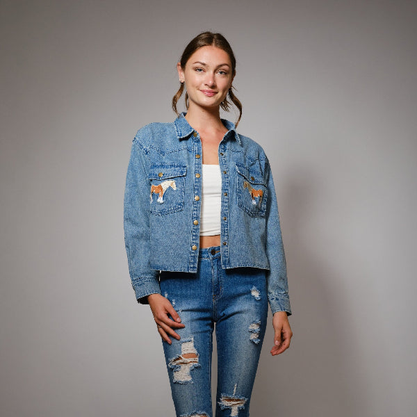 Saddle Up Button Down