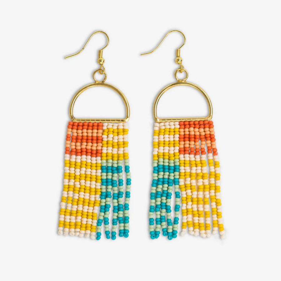 Allison Horizontal Striped Earrings Amalfi