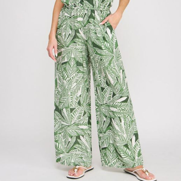The Palm Wide Leg Pant