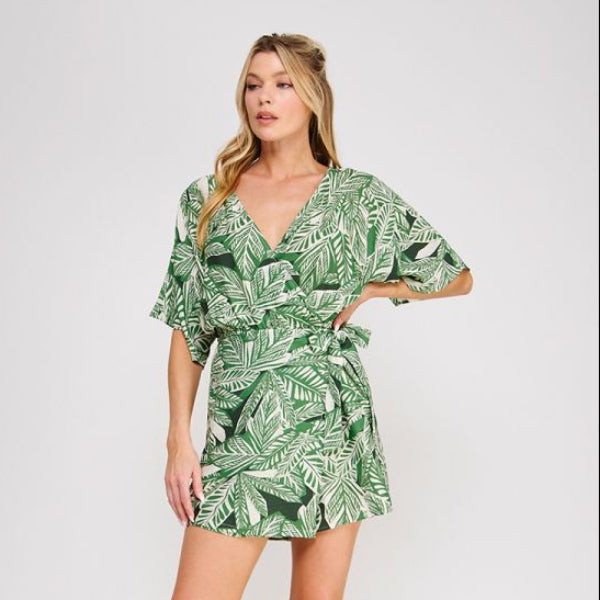 Wrap of Palm Romper