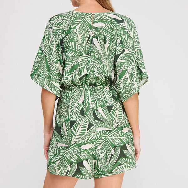 Wrap of Palm Romper