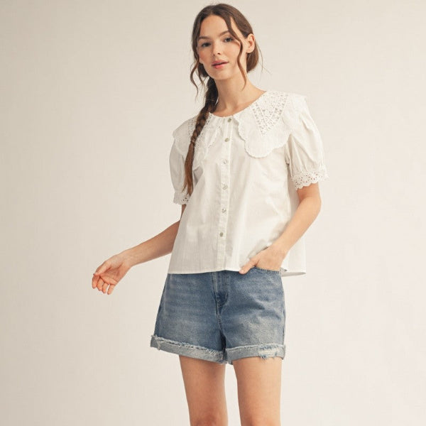 The Everly Vintage Top