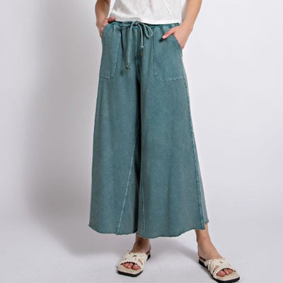 Terry Wide Leg Lucky Pants